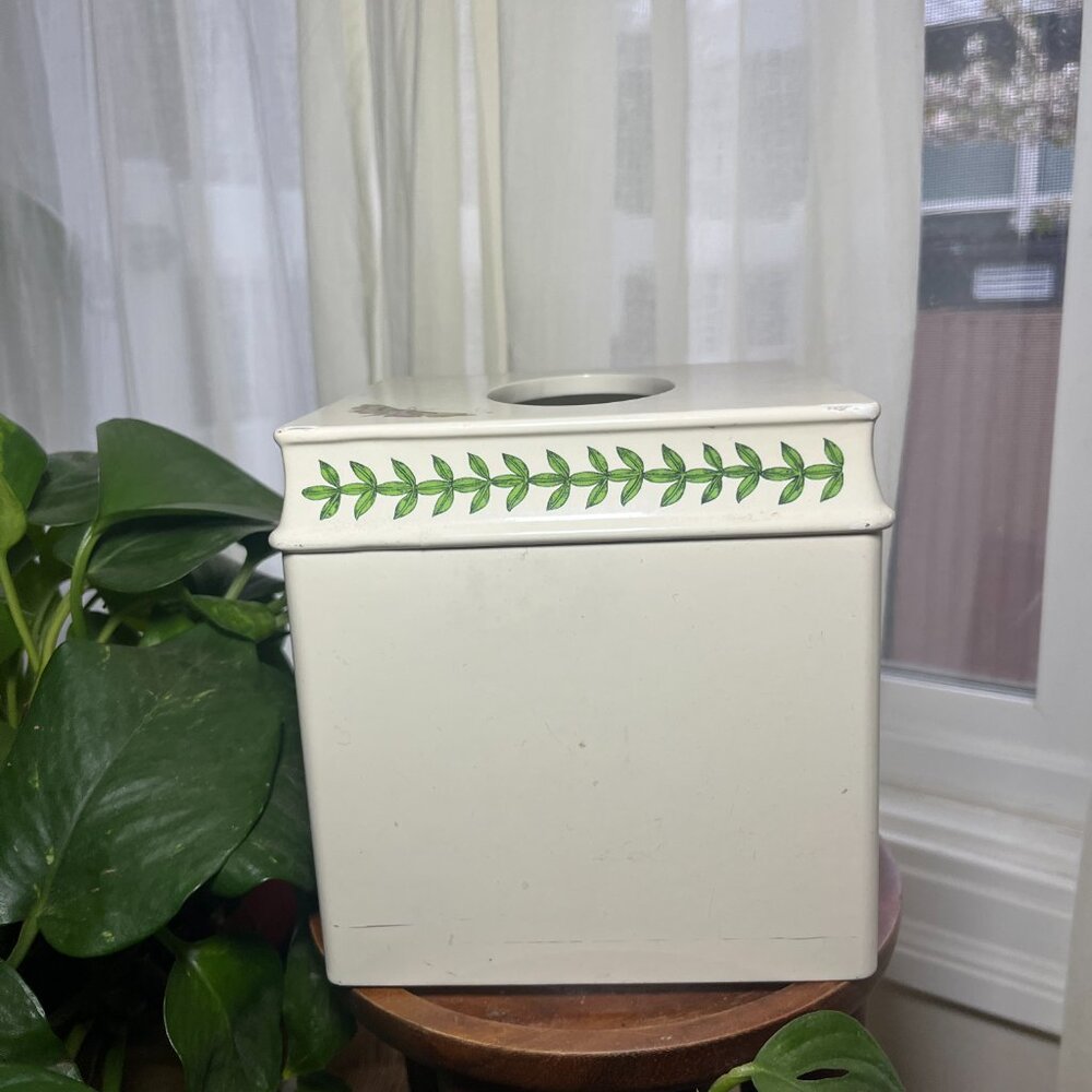 Vintage Botanic Garden Floral Tissue Box Cover Cottagecore Shabby Chic - Picture 2 of 9